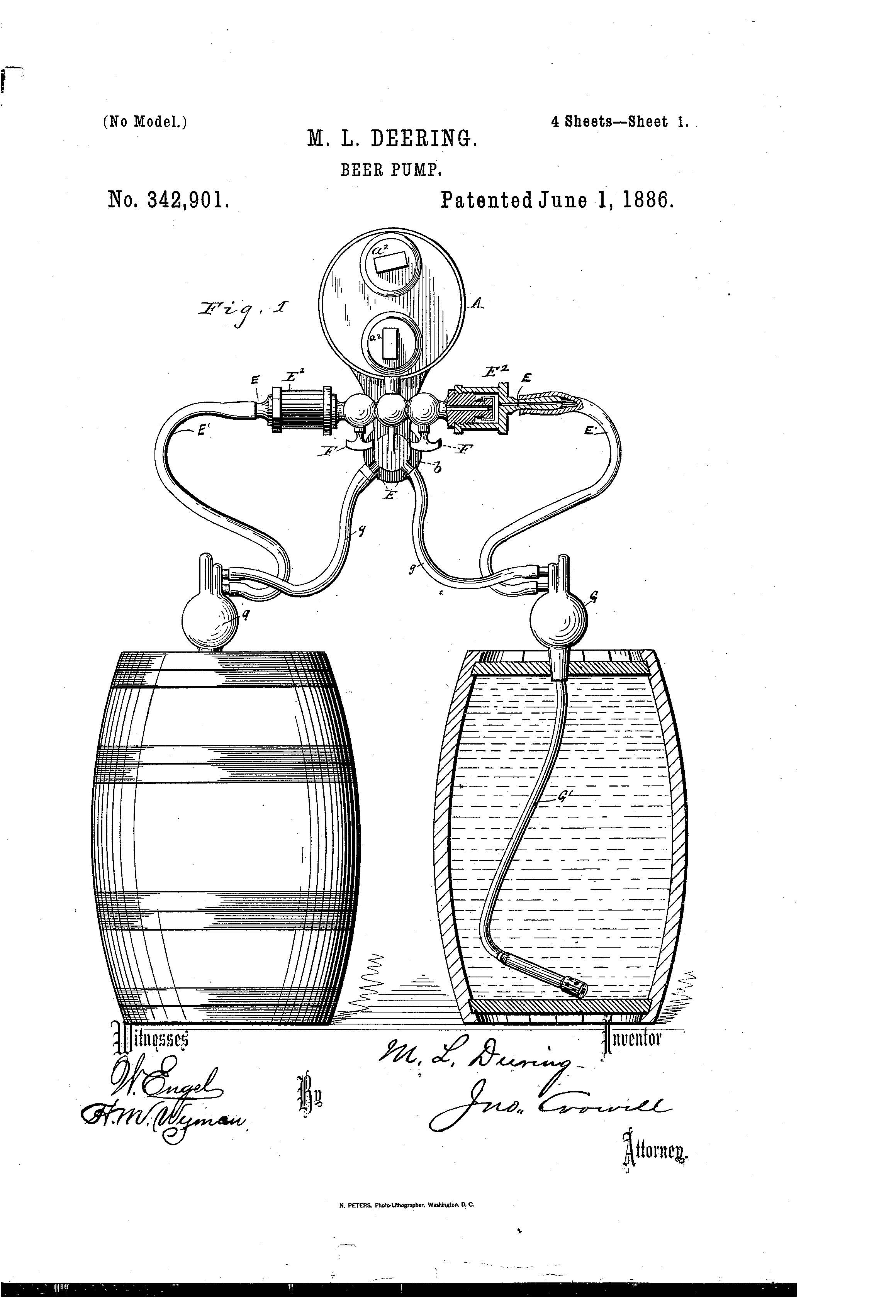 Patent-Illustration-Beer-Pump_Page_1