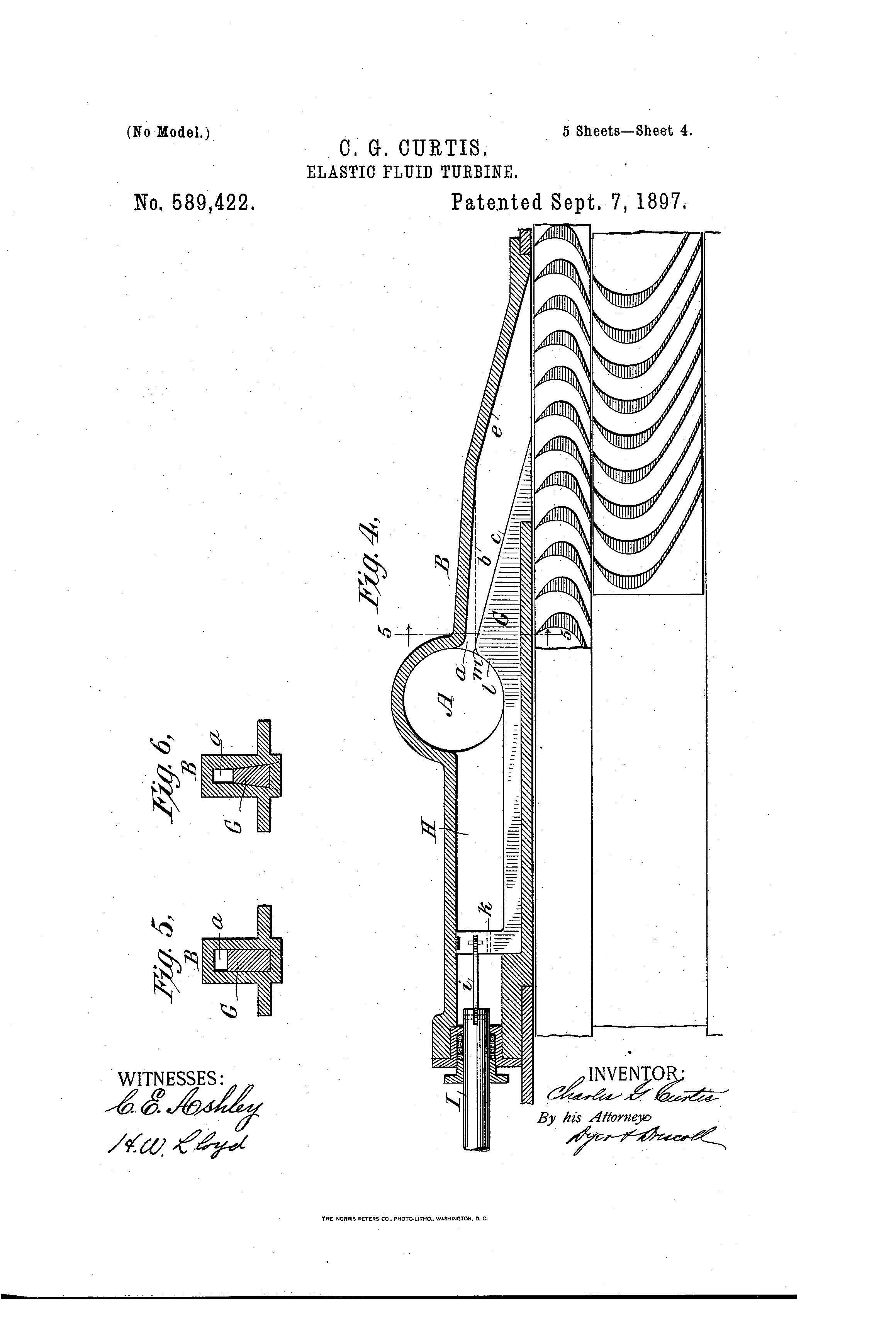 patent-illustration-elastic-fluid-turbine_page_4