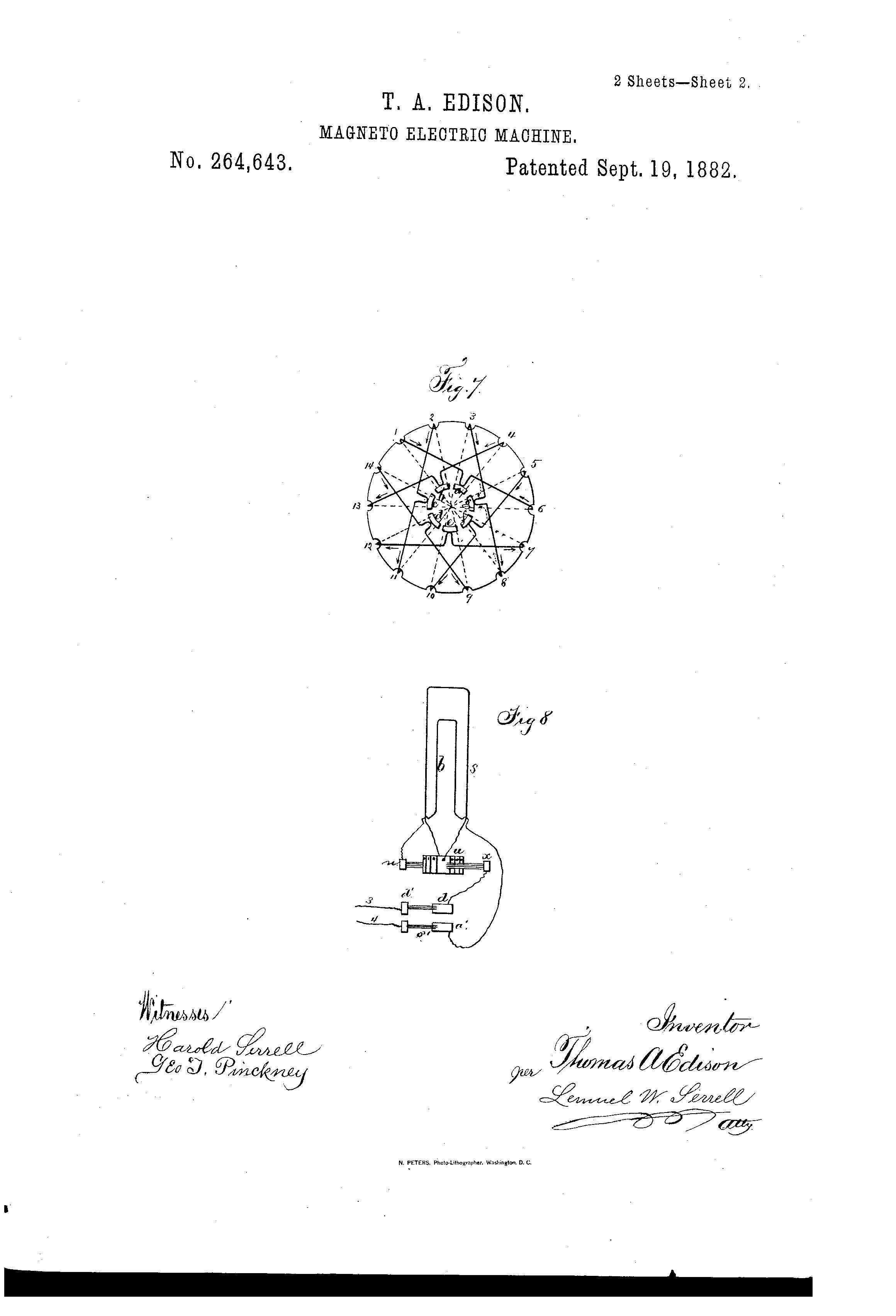 patent-illustration-magneto-electric-machine_page_2