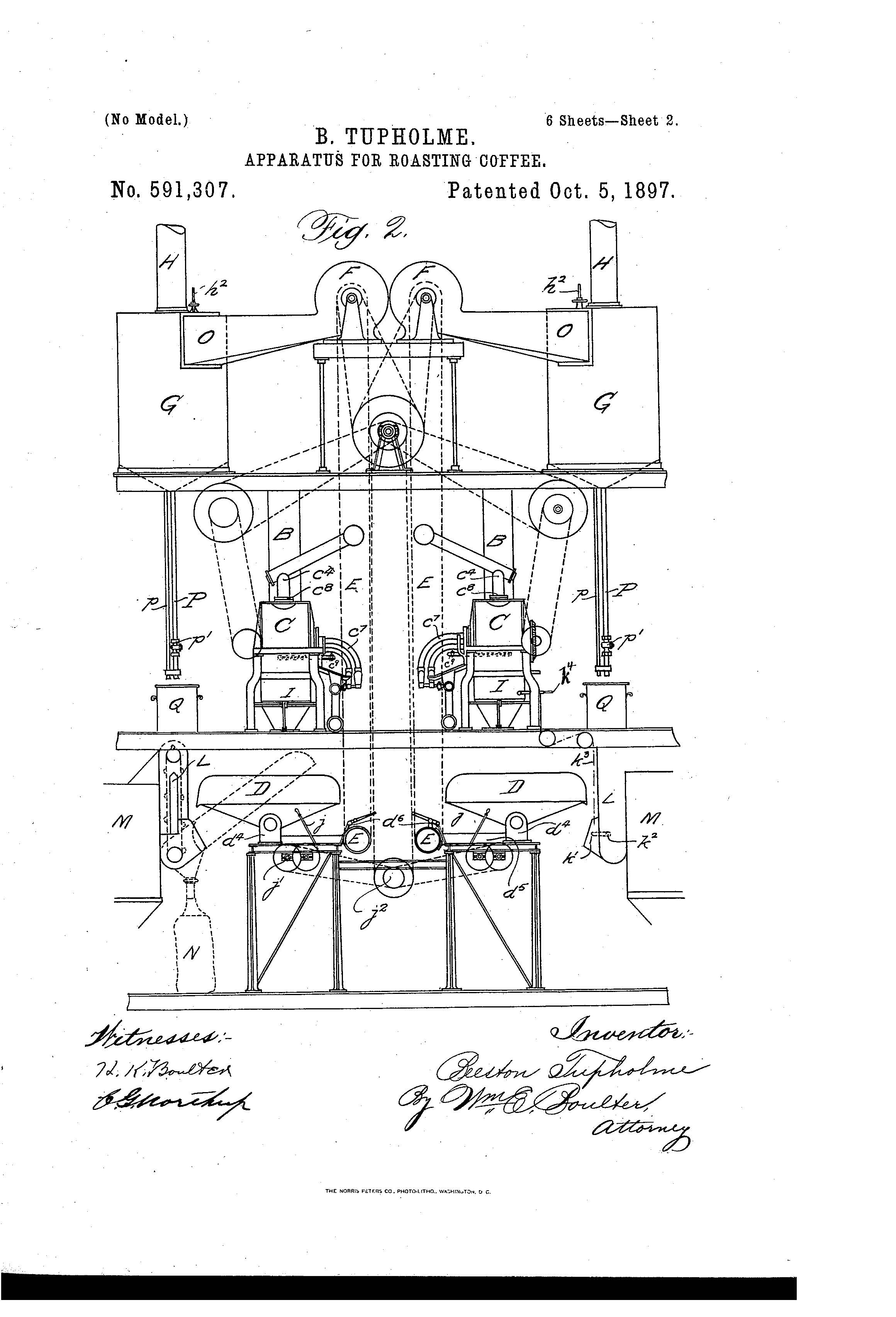 patent-illustration-apparatus-coffee-roasting_page_2