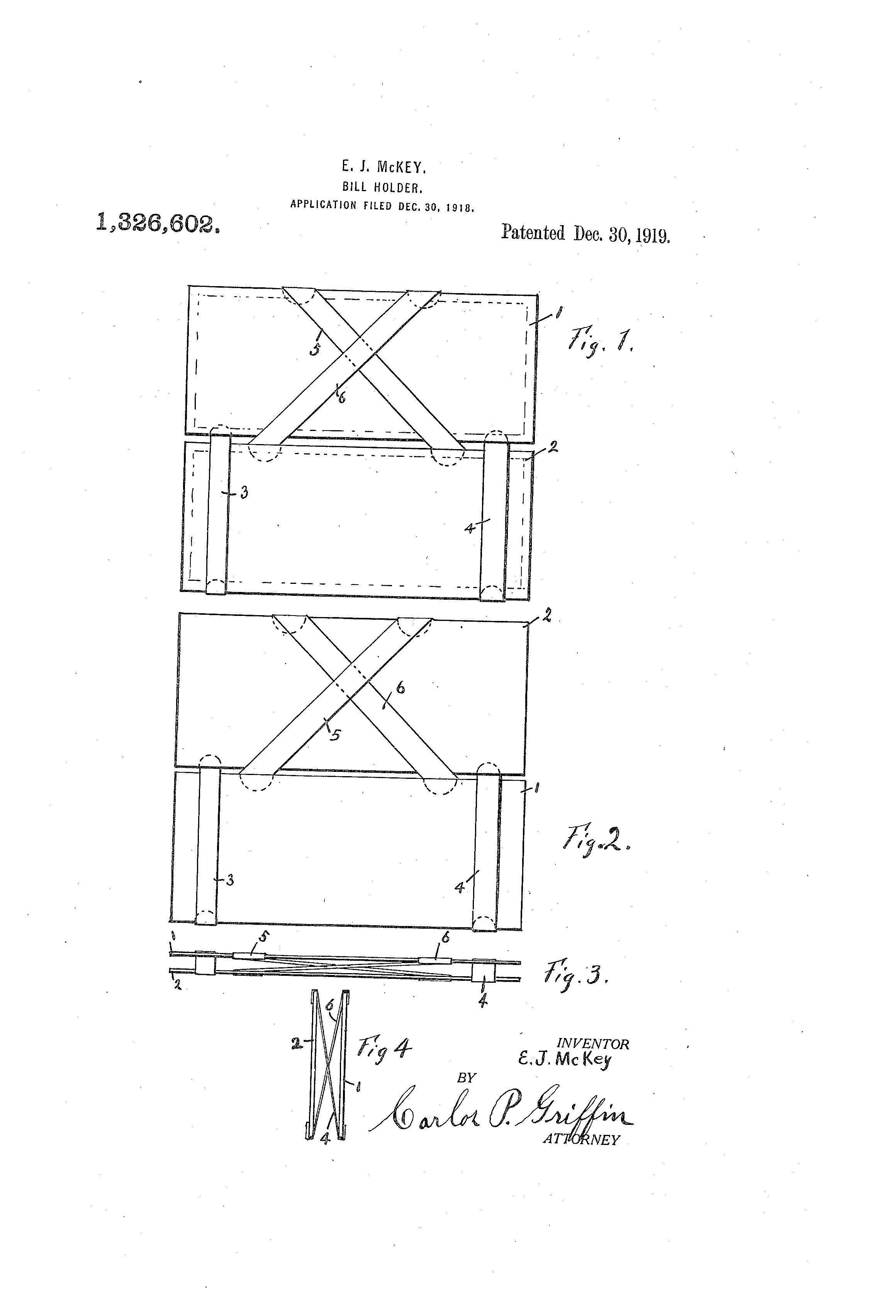 Bill Holder Patent