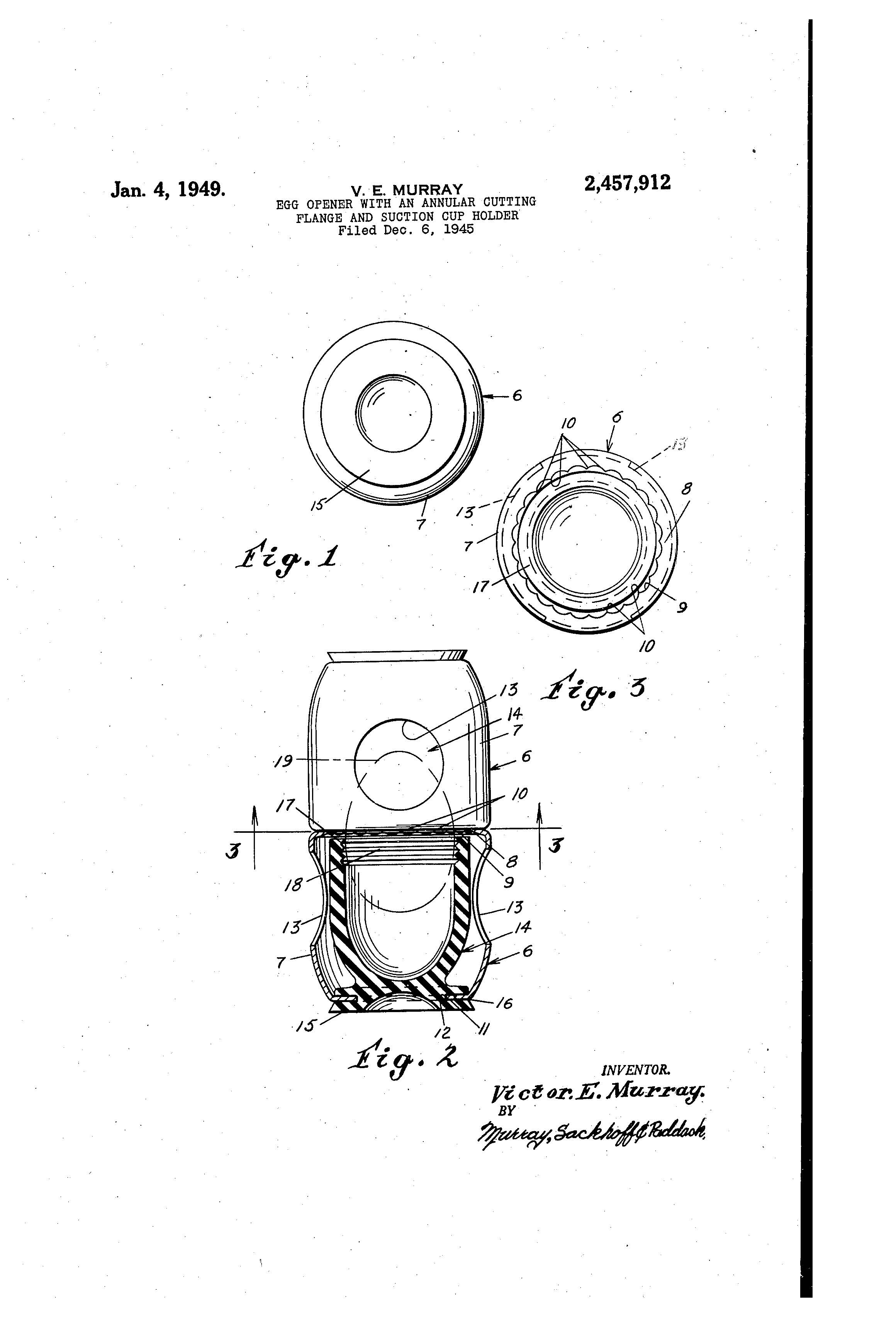 Egg Opener Patent