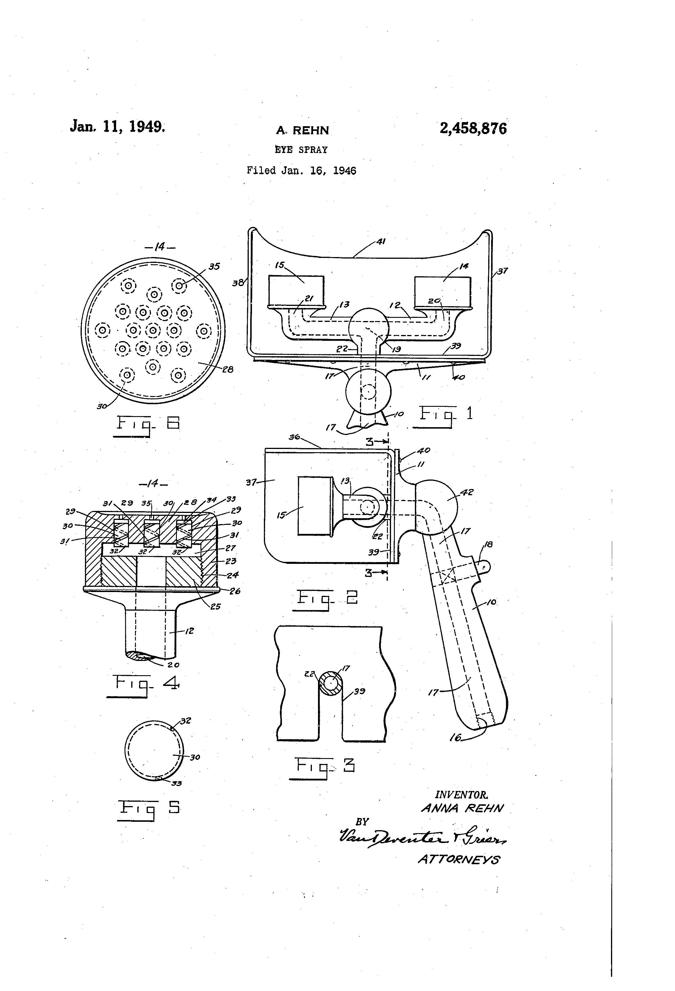 Eye Spray Patent