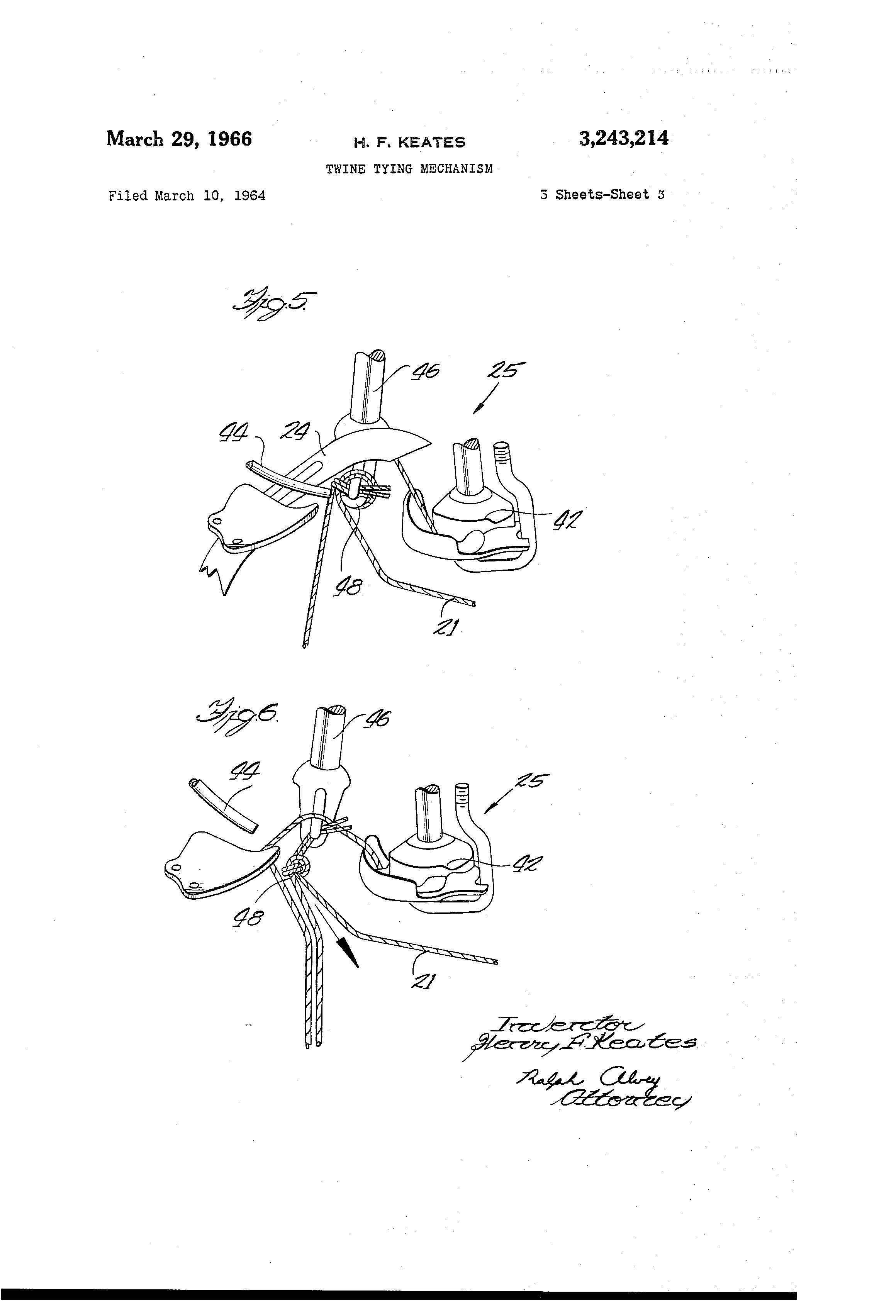 Patent of the Day: Twine Tying Mechanism | Suiter Swantz IP