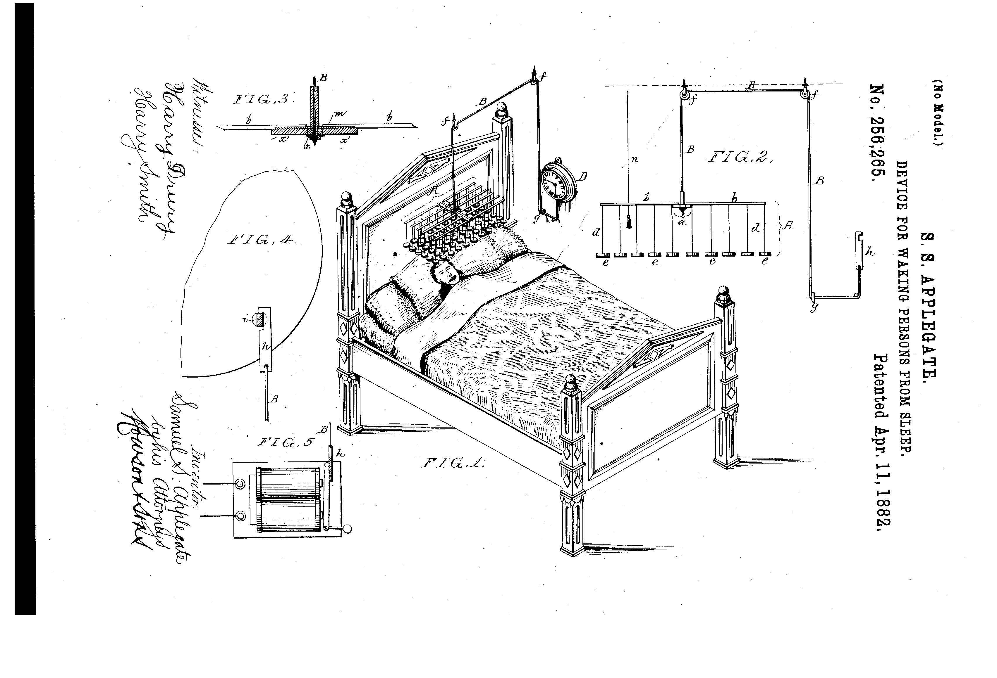 Waking People from Sleep Patent