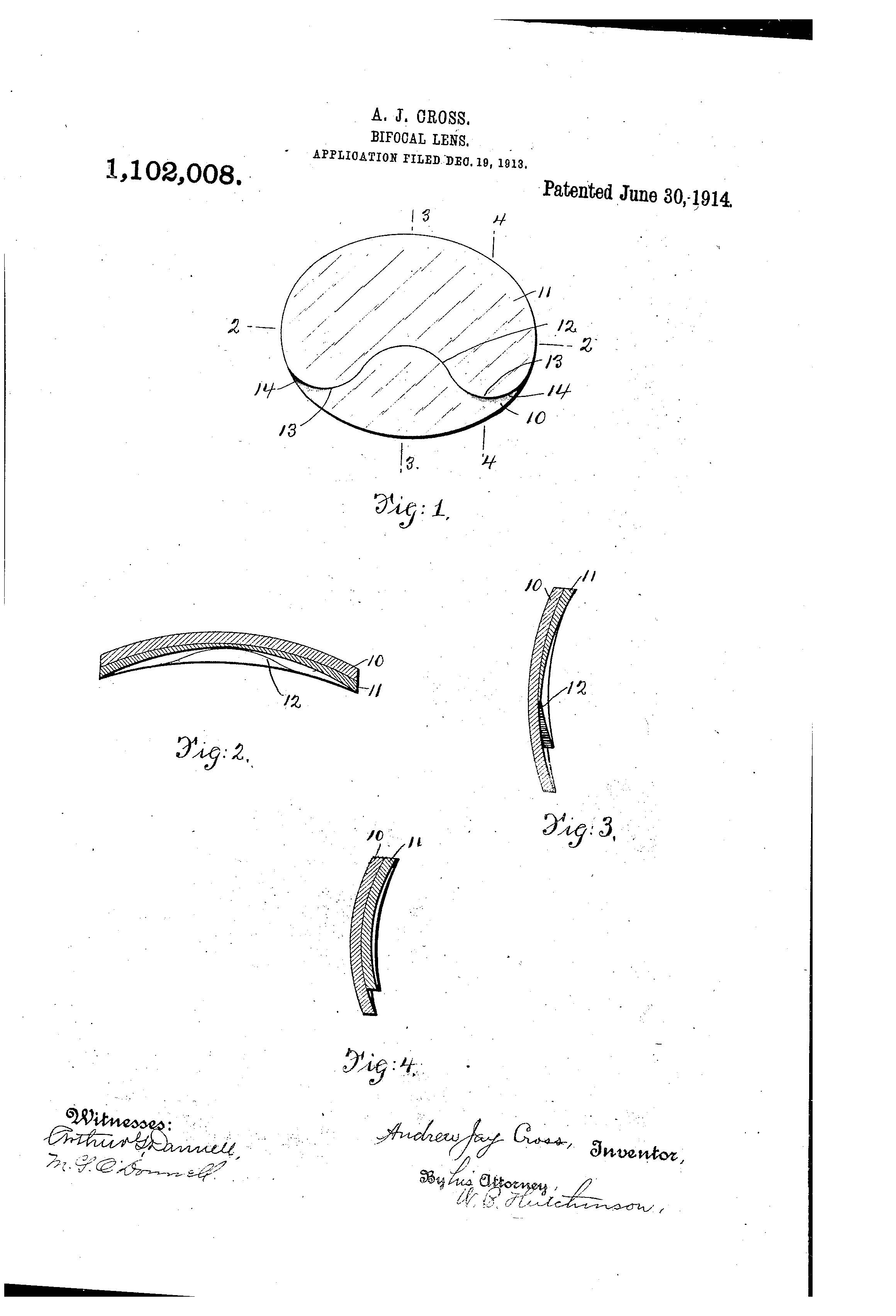 Bifocal Lens Patent