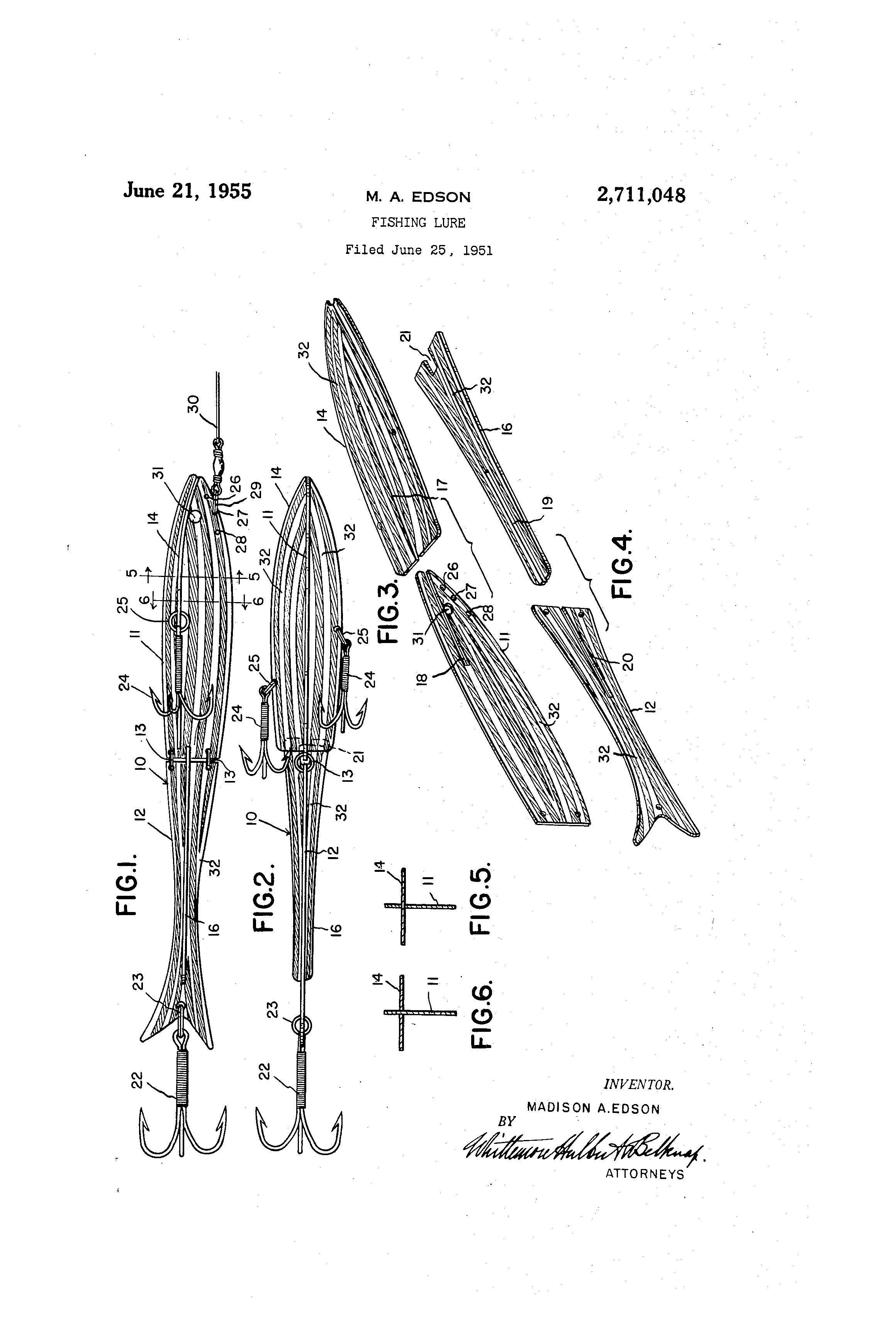 Fishing Lure Design, 1893 Patent