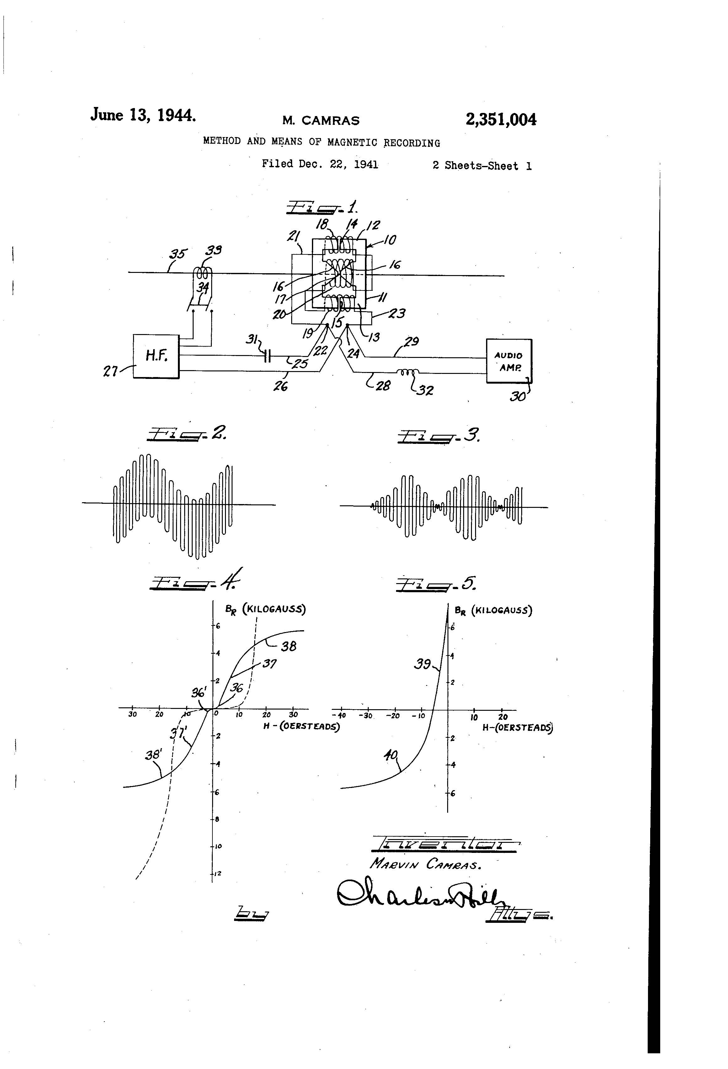Magnetic Recording Patent