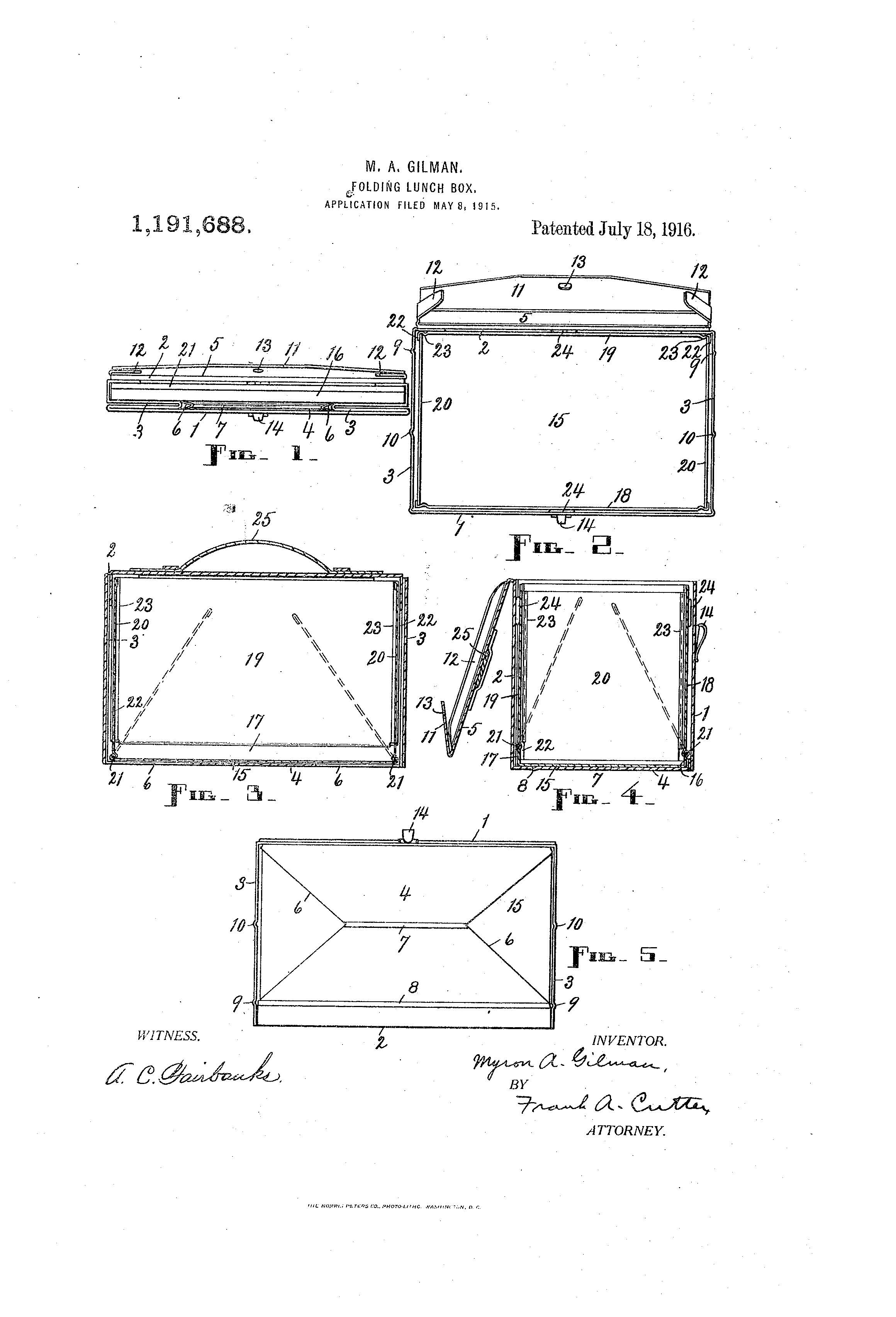 Lunch Box Patent