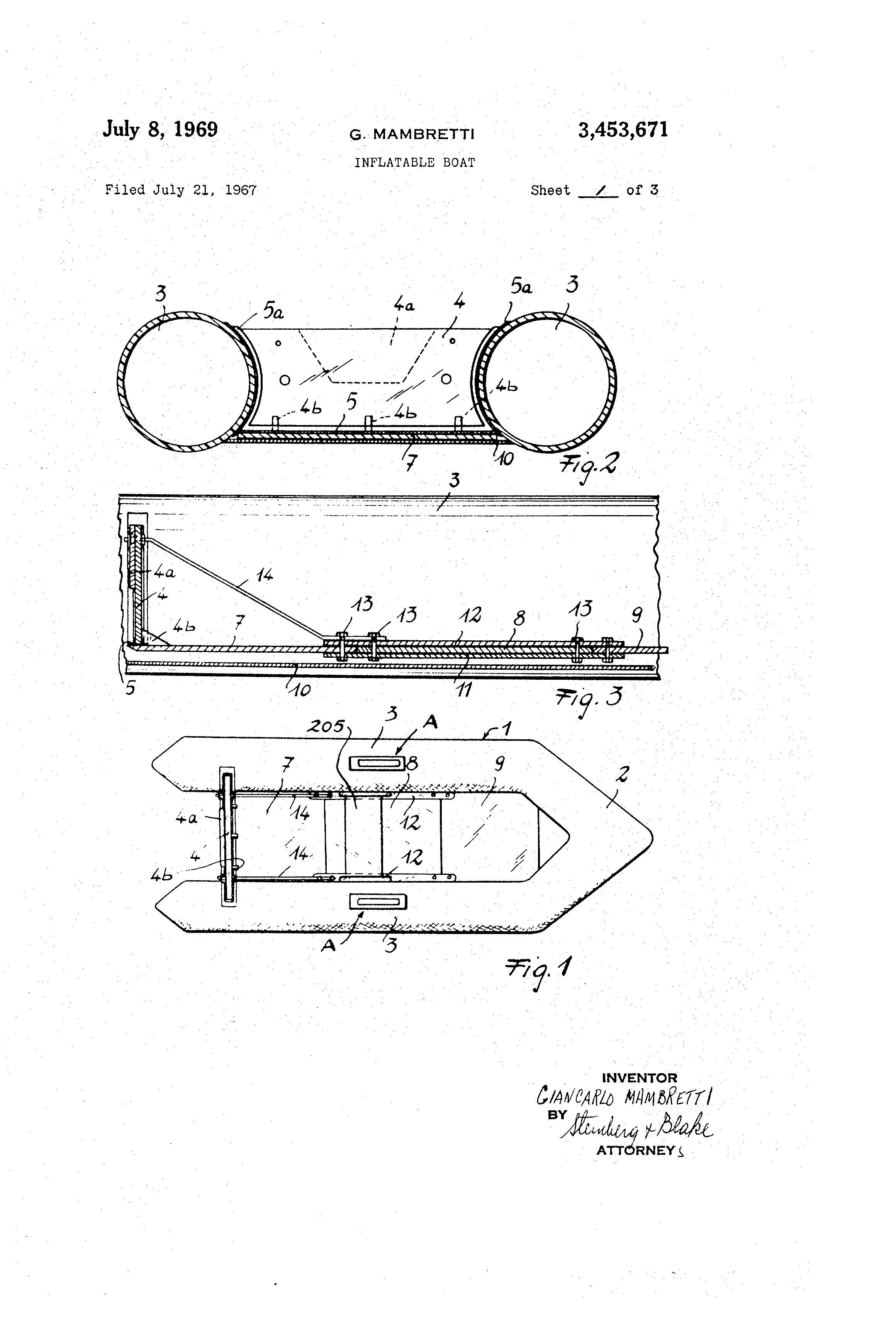 Inflatable Boat Patent