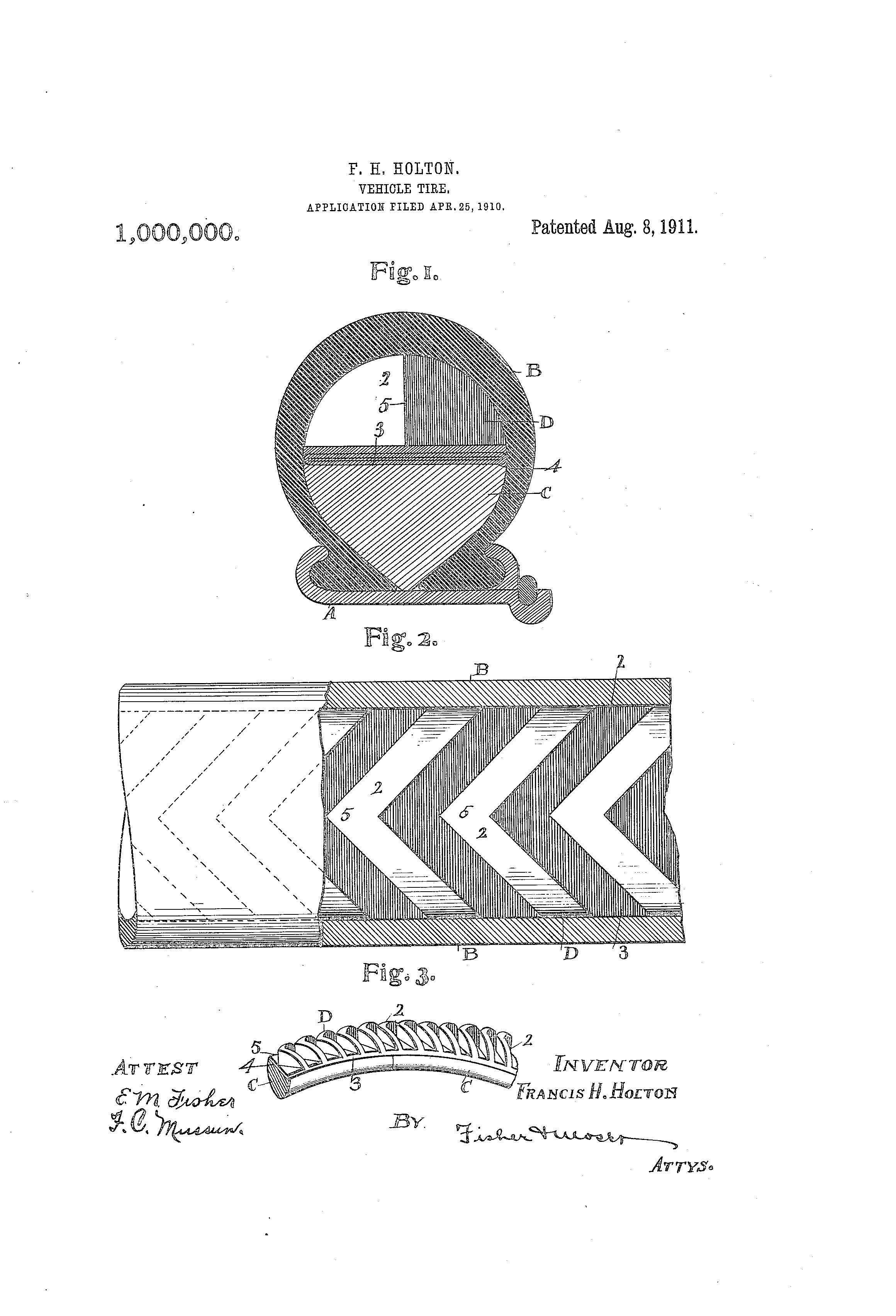 Vehicle Tire Patent