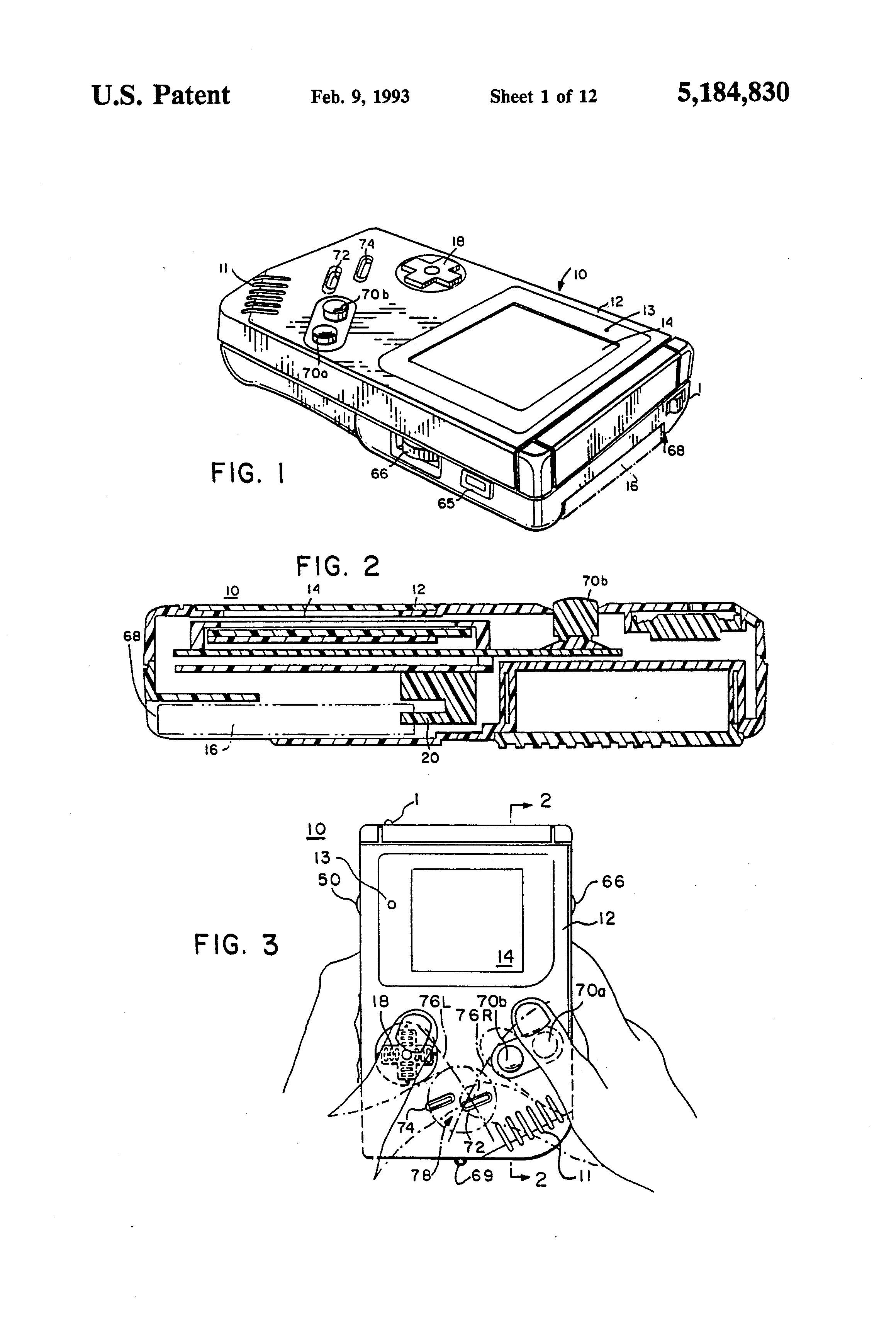 Patent of the Week: Compact Hand-Held Video Game System (Gameboy)